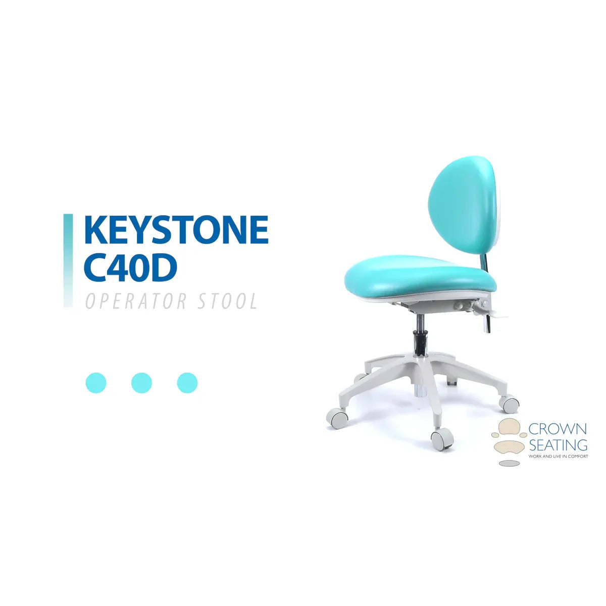 Crown Seating Keystone C40D Operator Stool, C40D