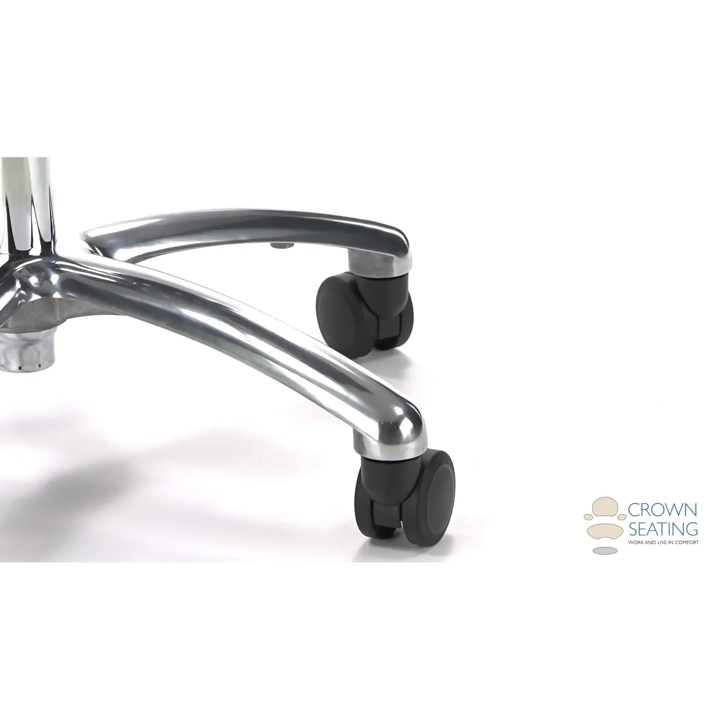 Crown Seating virtu C120 Large Mesh Operator Stool (Midnight), C120DML