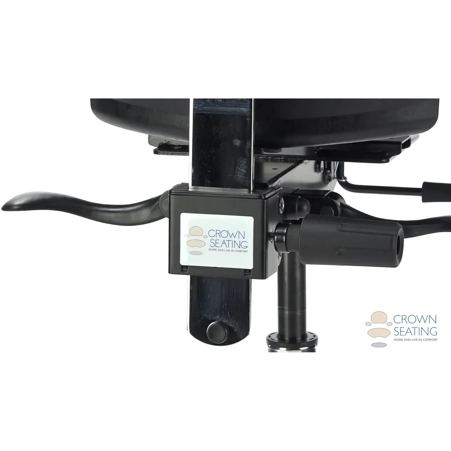 Crown Seating virtu C120 Large Mesh Operator Stool (Midnight), C120DML