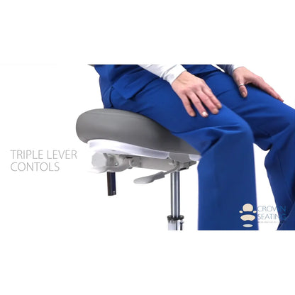 Crown Seating Aspen C70DS Operator Stool - Small Hybrid Saddle, C70DS