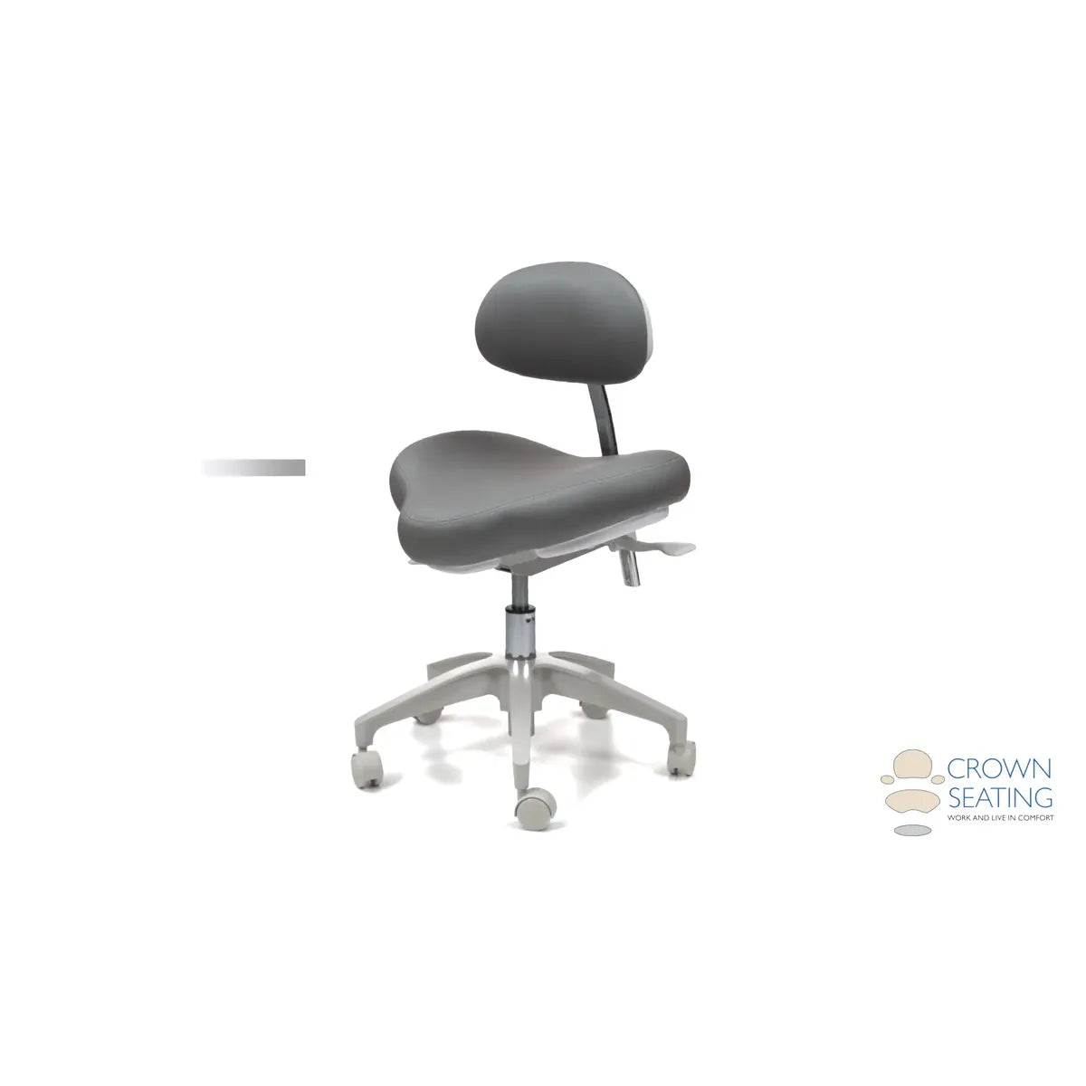 Crown Seating Aspen C70DS Operator Stool - Small Hybrid Saddle, C70DS