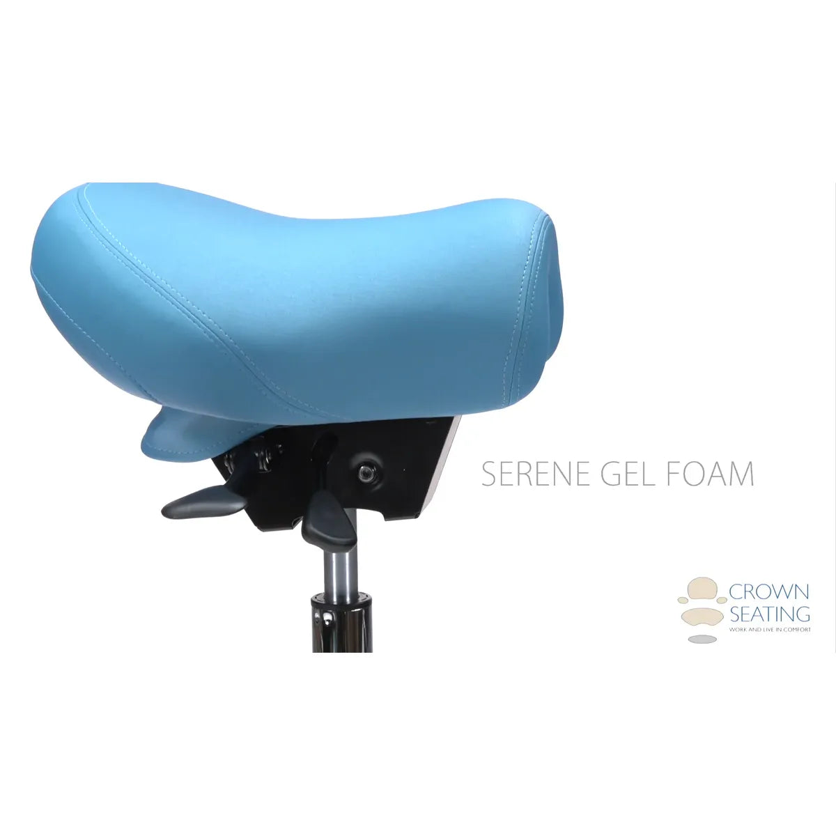 Crown Seating Western C90SB Saddle Operator Stool, C90SB