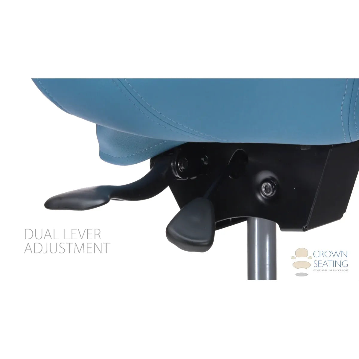 Crown Seating Western C90SB Saddle Operator Stool, C90SB