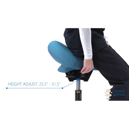 Crown Seating Western C90SB Saddle Operator Stool, C90SB