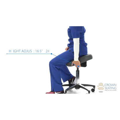 Crown Seating Colorado C170D Cradle Operator Saddle Stool, C170D