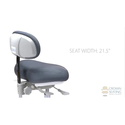 Crown Seating Aspen C70DL Operator Stool - Large Hybrid Saddle, C70DL