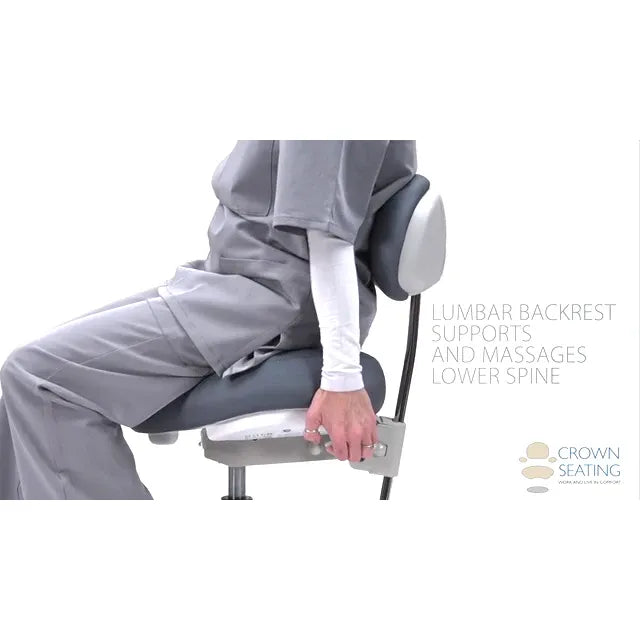 Crown Seating Aspen C70DL Operator Stool - Large Hybrid Saddle, C70DL