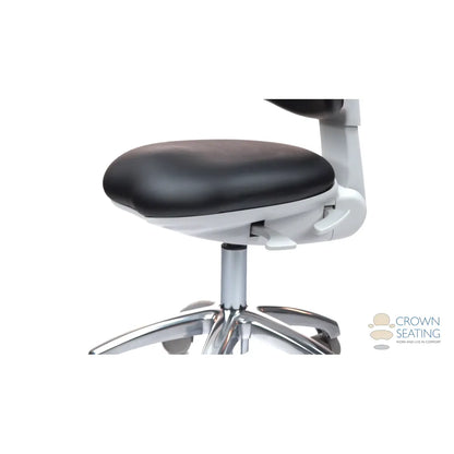 Crown Seating Aurora C140D Modern Operator Stool (Beige ABS), C140D
