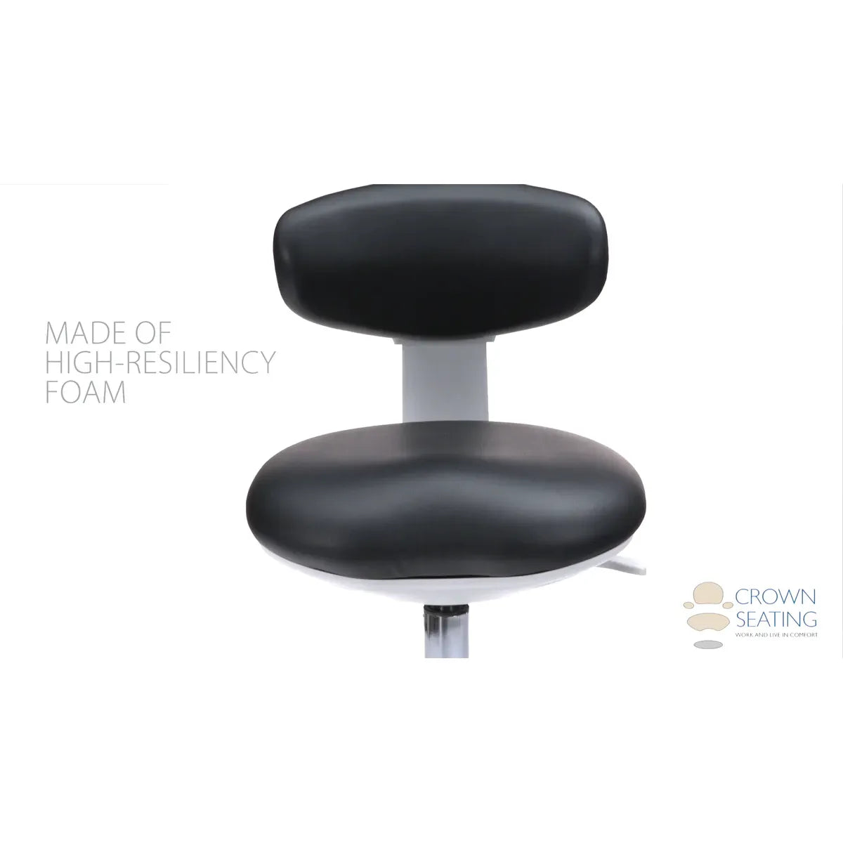 Crown Seating Aurora C140D Modern Operator Stool (Beige ABS), C140D