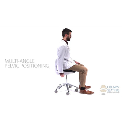 Crown Seating Aurora C140D Modern Operator Stool (Beige ABS), C140D