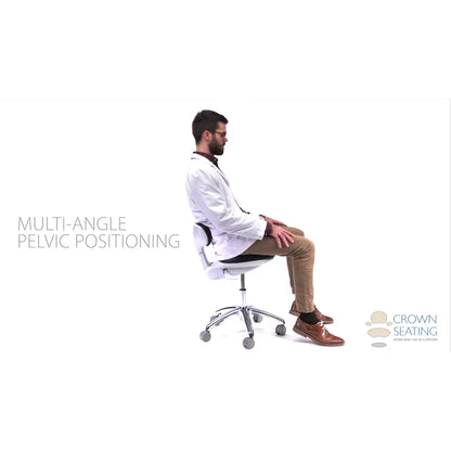 Crown Seating Aurora C140D Modern Operator Stool (Beige ABS), C140D