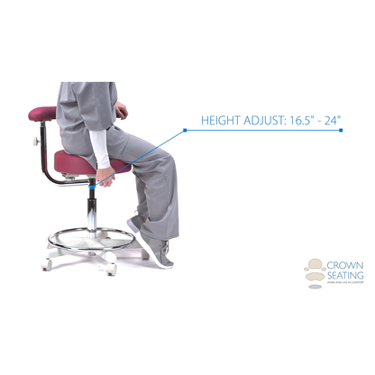 Crown Seating Crestone C20A Assistant Stool, C20A