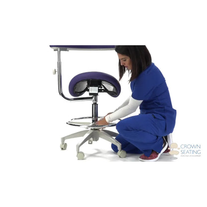 Crown Seating Silverton C150A Perfect Lite Assistant Saddle Stool, C150A