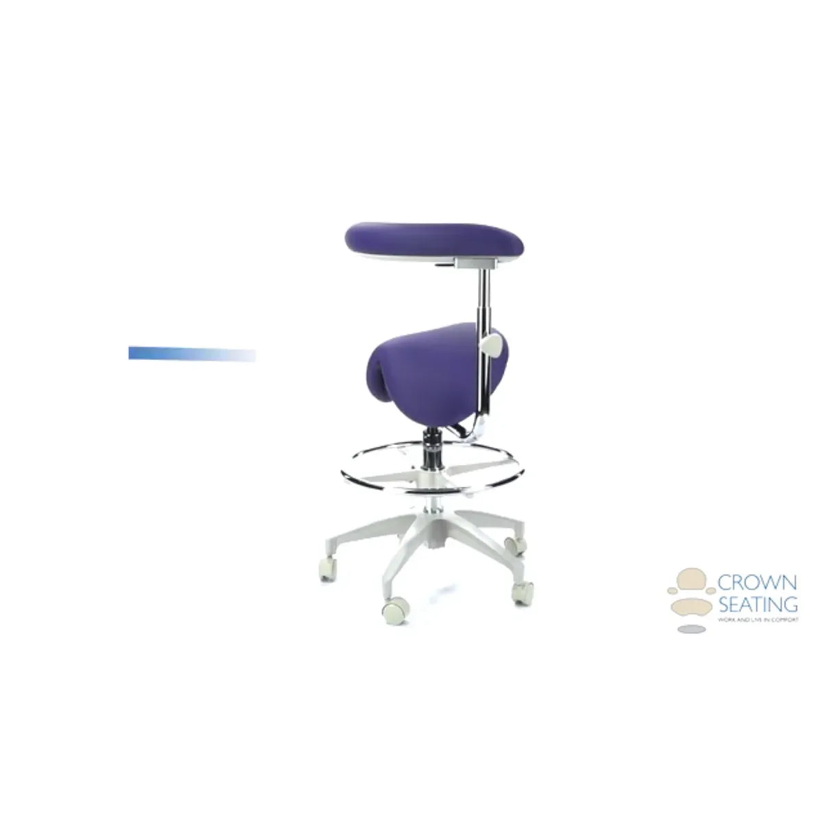Crown Seating Silverton C150A Perfect Lite Assistant Saddle Stool, C150A