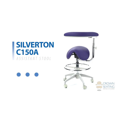 Crown Seating Silverton C150A Perfect Lite Assistant Saddle Stool, C150A