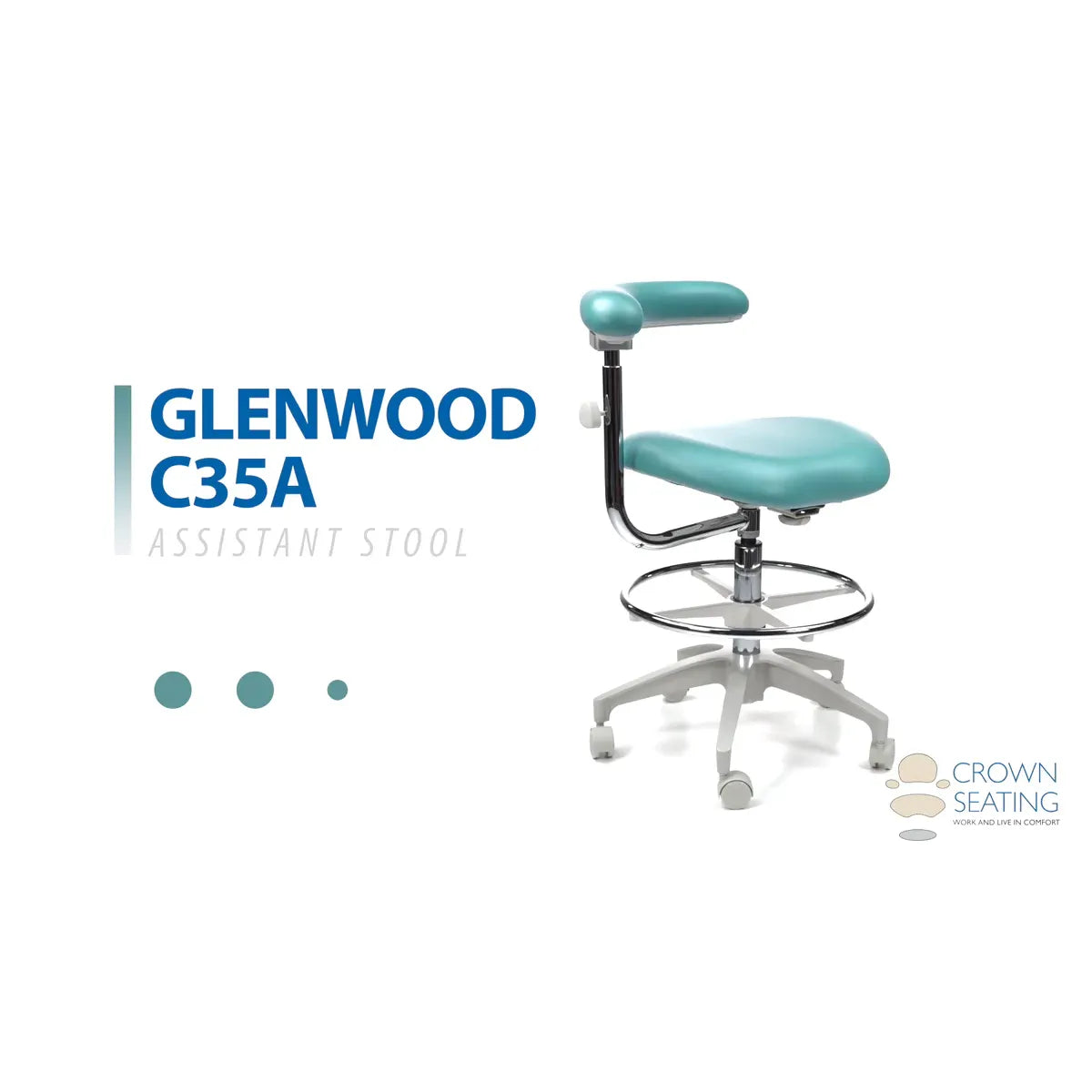 Crown Seating Glenwood C35A Assistant Stool, C35A