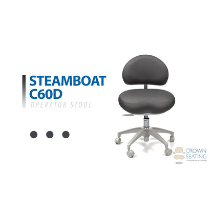 Crown Seating Steamboat C60D Operator Stool, C60D