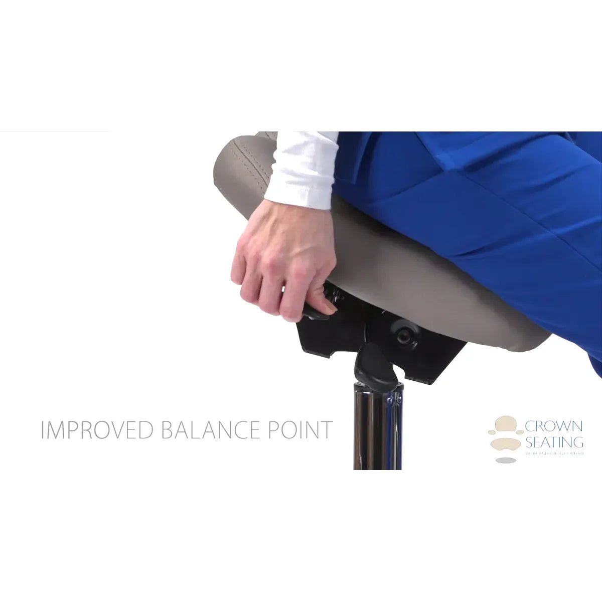 Crown Seating Denver C130D Saddle Operator Stool, C130D