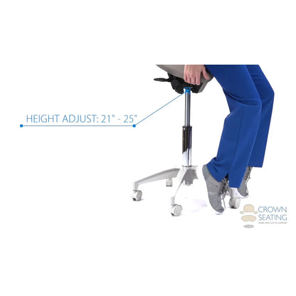 Crown Seating Denver C130D Saddle Operator Stool, C130D