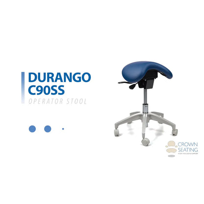 Crown Seating Durango C90SS QAC Modified Operator Saddle Stool, QAC