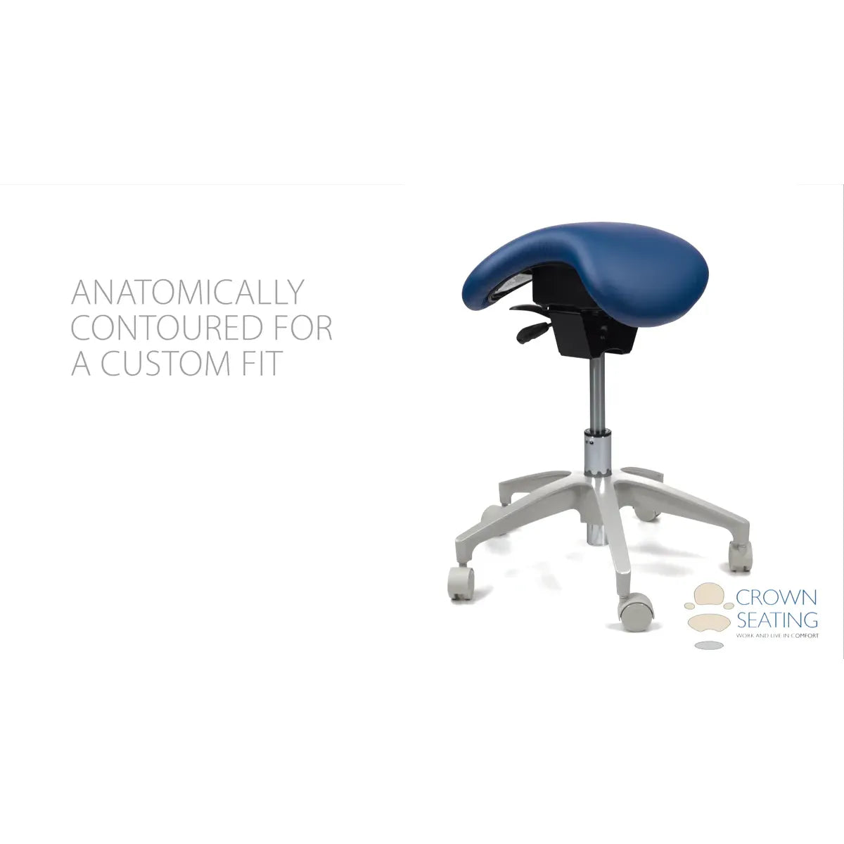 Crown Seating Durango C90SS English Saddle Stool, C90SS