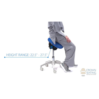 Crown Seating Durango C90SS QAC Modified Operator Saddle Stool, QAC