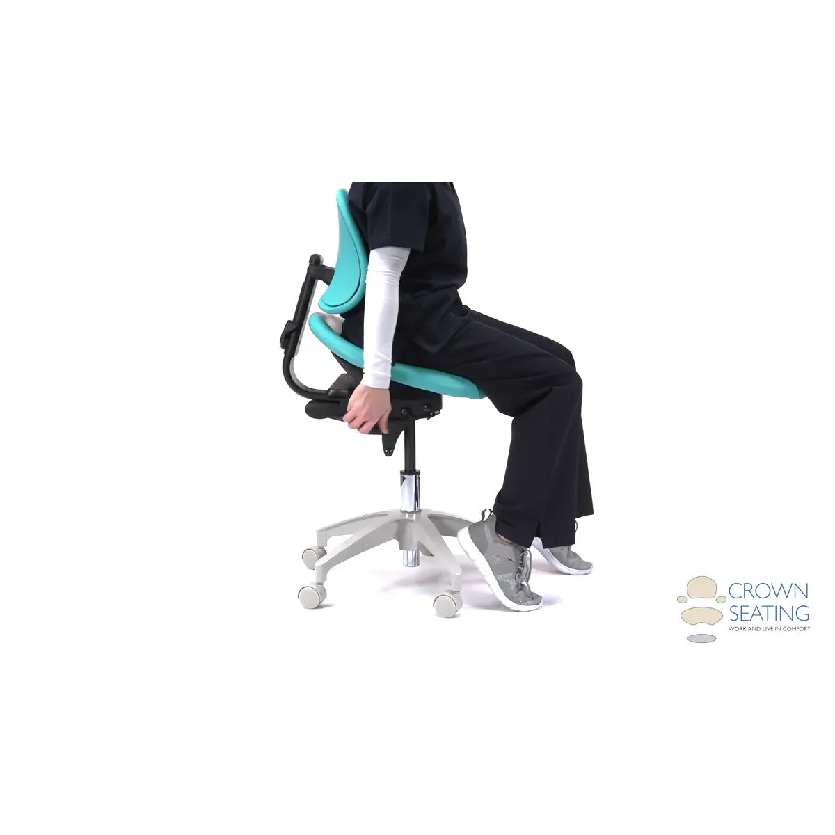 Crown Seating Sterling C85SD Swedish Operator Stool, C85SD