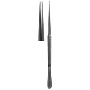 Tissue Forceps, Round Handle Straight Serrated 18cm (Z-4780)