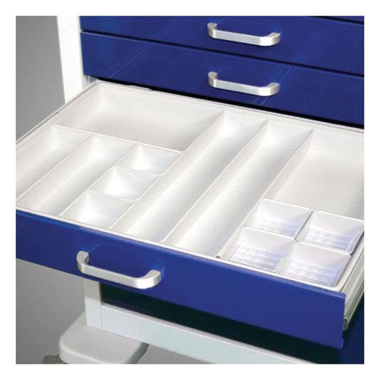 Waterloo 3″ White Plastic Tray with 13 Bins (TT-1A)