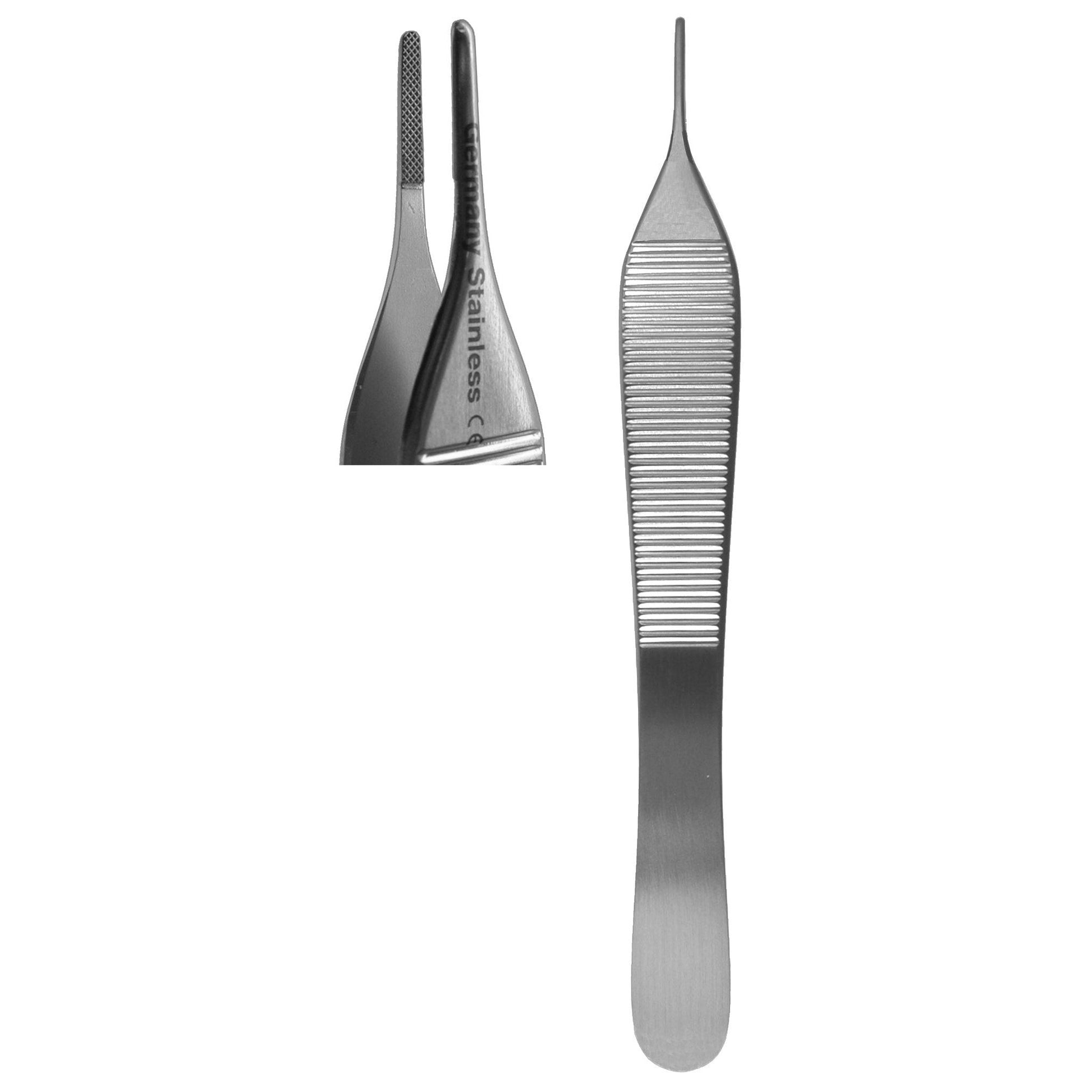 Tissue Forceps, Adson Straight Serrated Carbide 12cm  (Z-4488)
