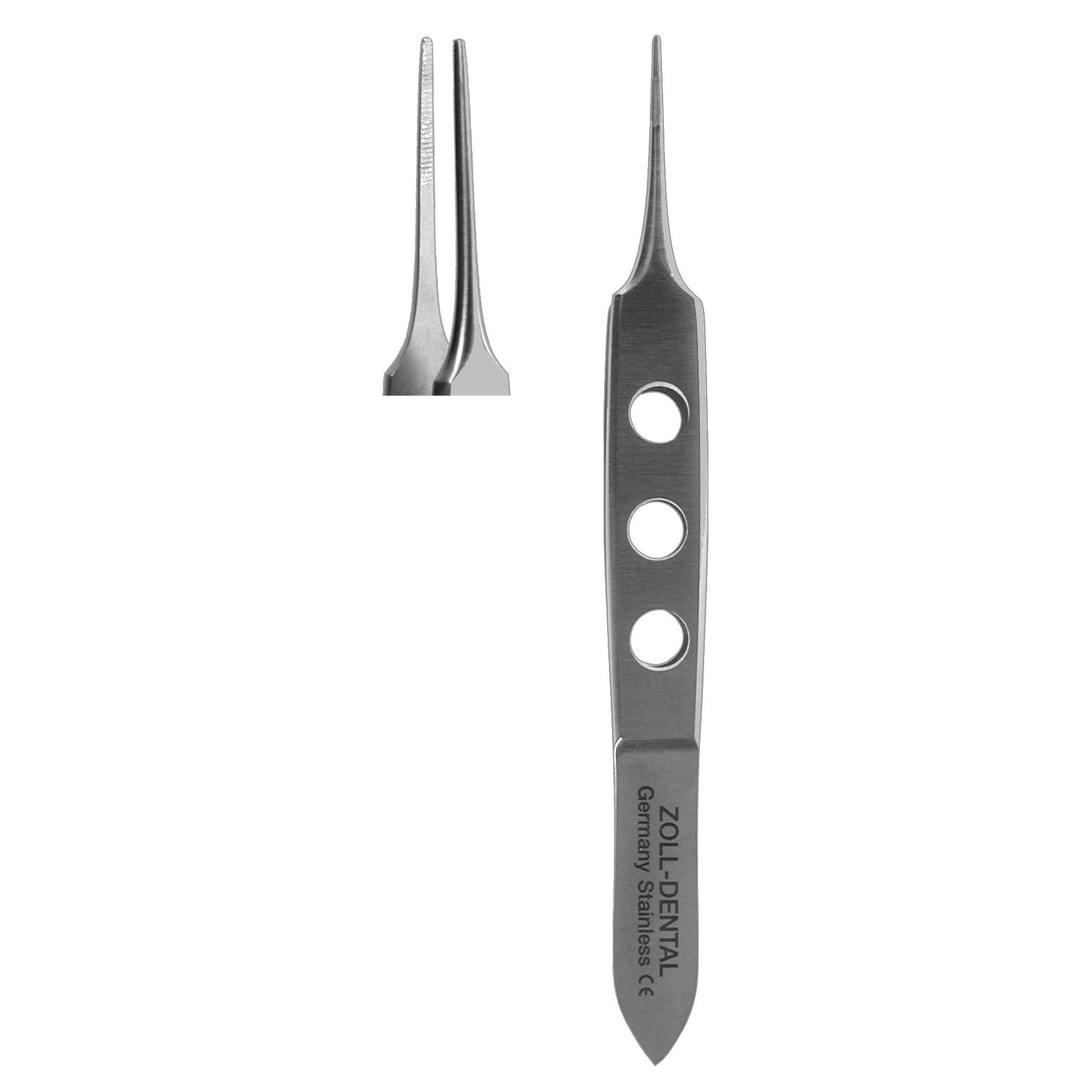 Tissue Forceps, Bishop-Hartman Straight Serrated 8.5cm  (Z-5602)