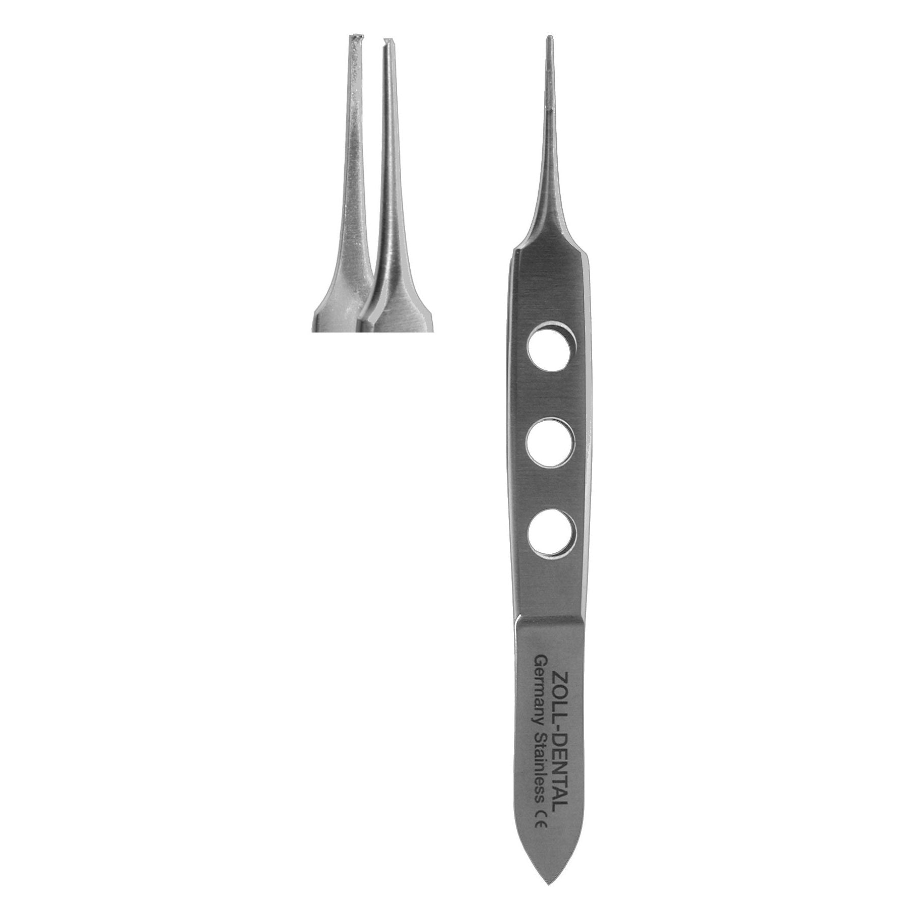 Tissue Forceps, Bishop-Hartman Straight 1 X 2 Teeth  8.5cm  (Z-5604)