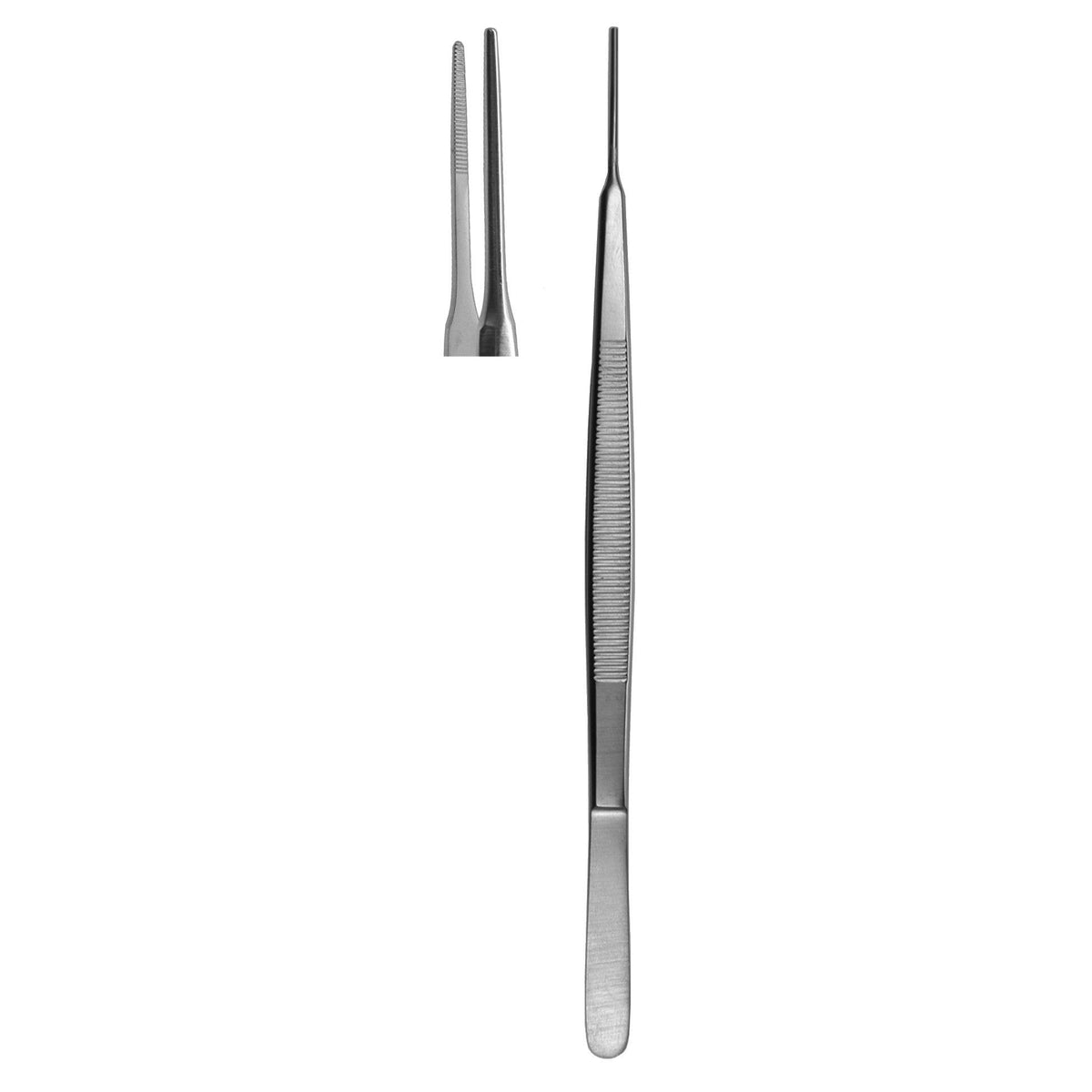 Tissue Forceps, Gerald Straight Serrated 18cm  (Z-4770)