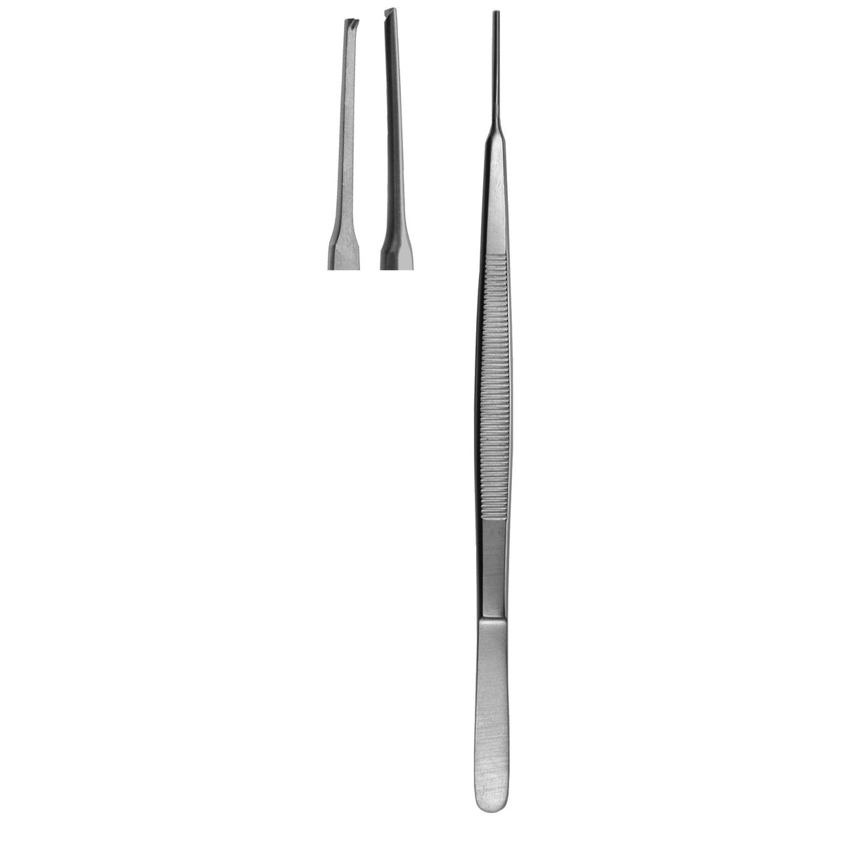 Tissue Forceps, Gerald Straight 1 X 2 Teeth 18cm  (Z-4772)