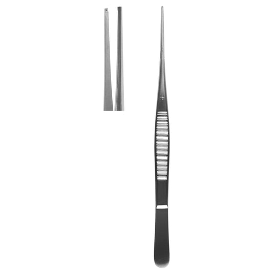 Tissue Forceps, Semkin-Taylor #33 Straight 1 X 2 Teeth 12.5cm  (Z-4141)