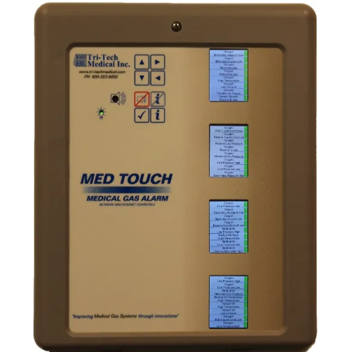 Tri-Tech 16 Signal,2 Gas, Master Alarm, T2UOVPP