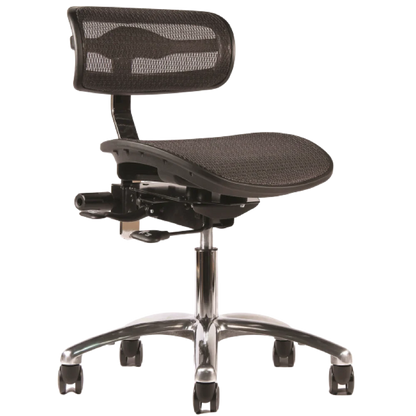 Crown Seating virtu C120 Mesh Operator Stool (Midnight), C120DM