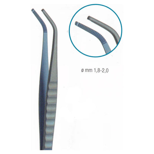 Abutment Holding Tweezer Titanium Angled 15.5cm (Z-7210)