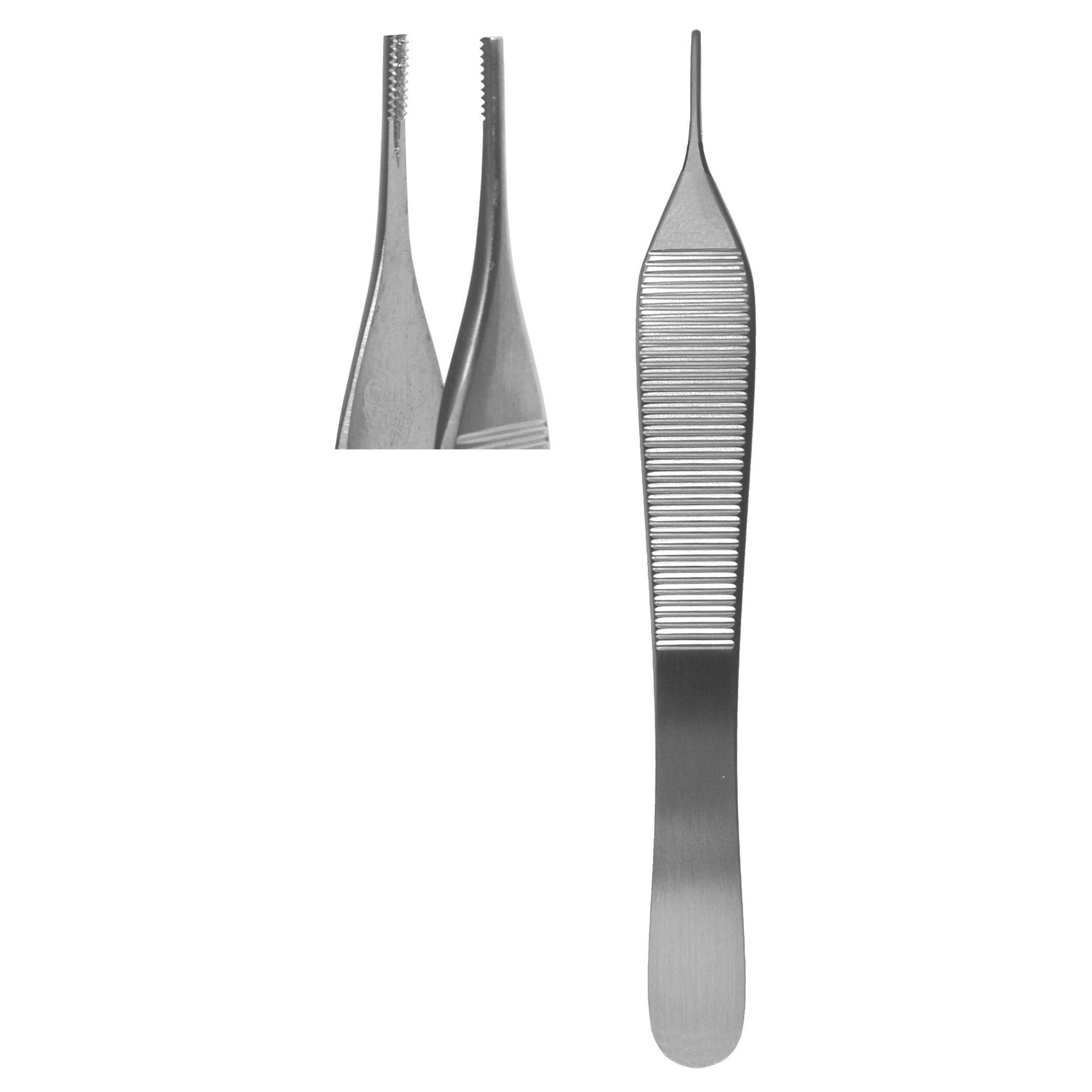 Tissue Forceps, Adson-Brown Straight 7 X 7 Teeth 12cm  (Z-4147)