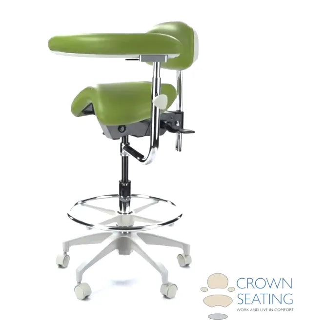 Crown Seating Durango C90SSAB English Saddle Assistant with Back, C90SSAB