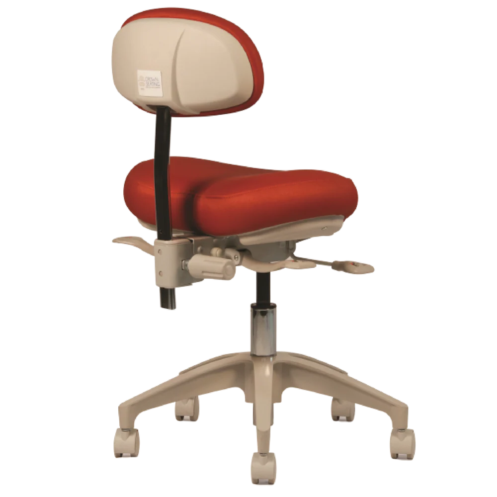 Crown Seating Aspen C70DL Operator Stool - Large Hybrid Saddle, C70DL