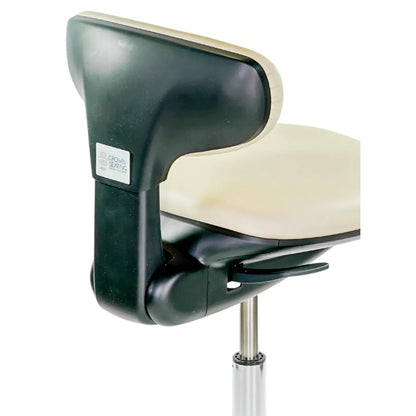 Crown Seating Aurora C140DB Modern Operator Stool (Black ABS), C140DB