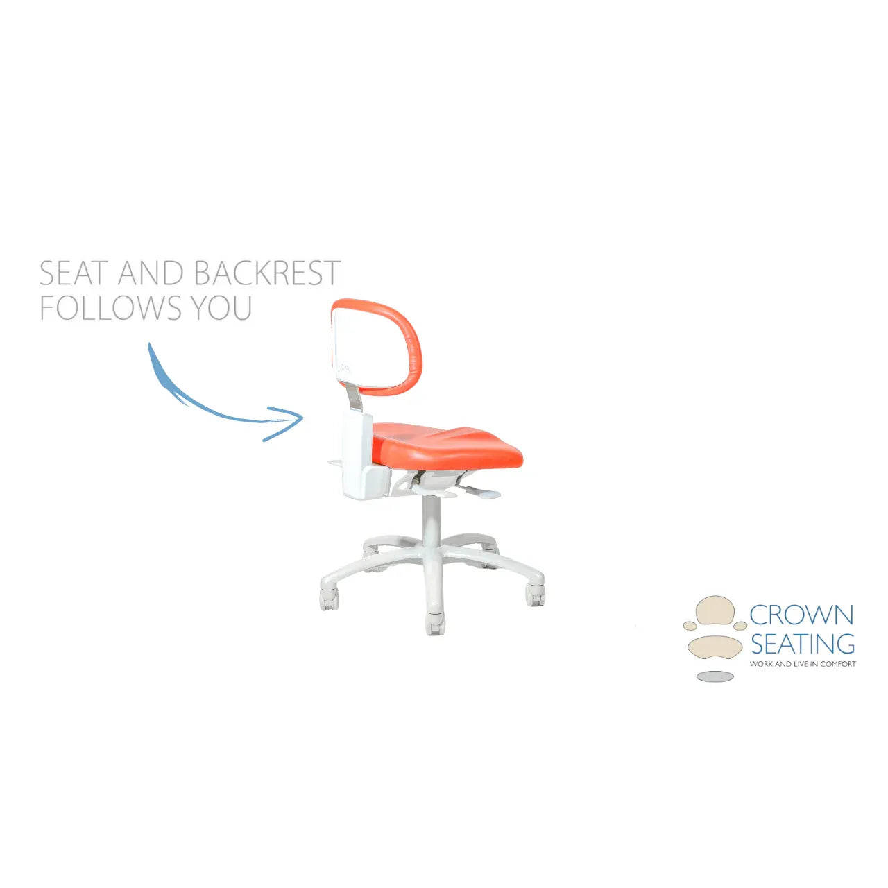 Crown Seating C180D Pinnacle Operator Stool, C180D