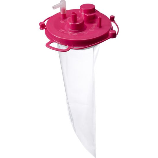 Bemis 3000CC Suction Liner, Pink Lid, 3004RBM N
