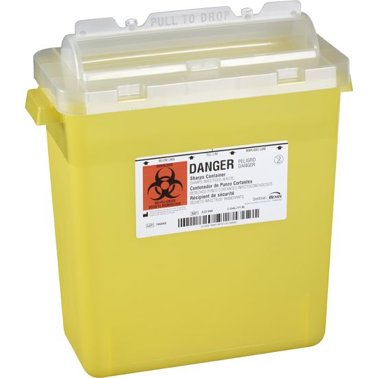 Bemis 3 Gallon Sharps Container/Rotating Lid, 333 040