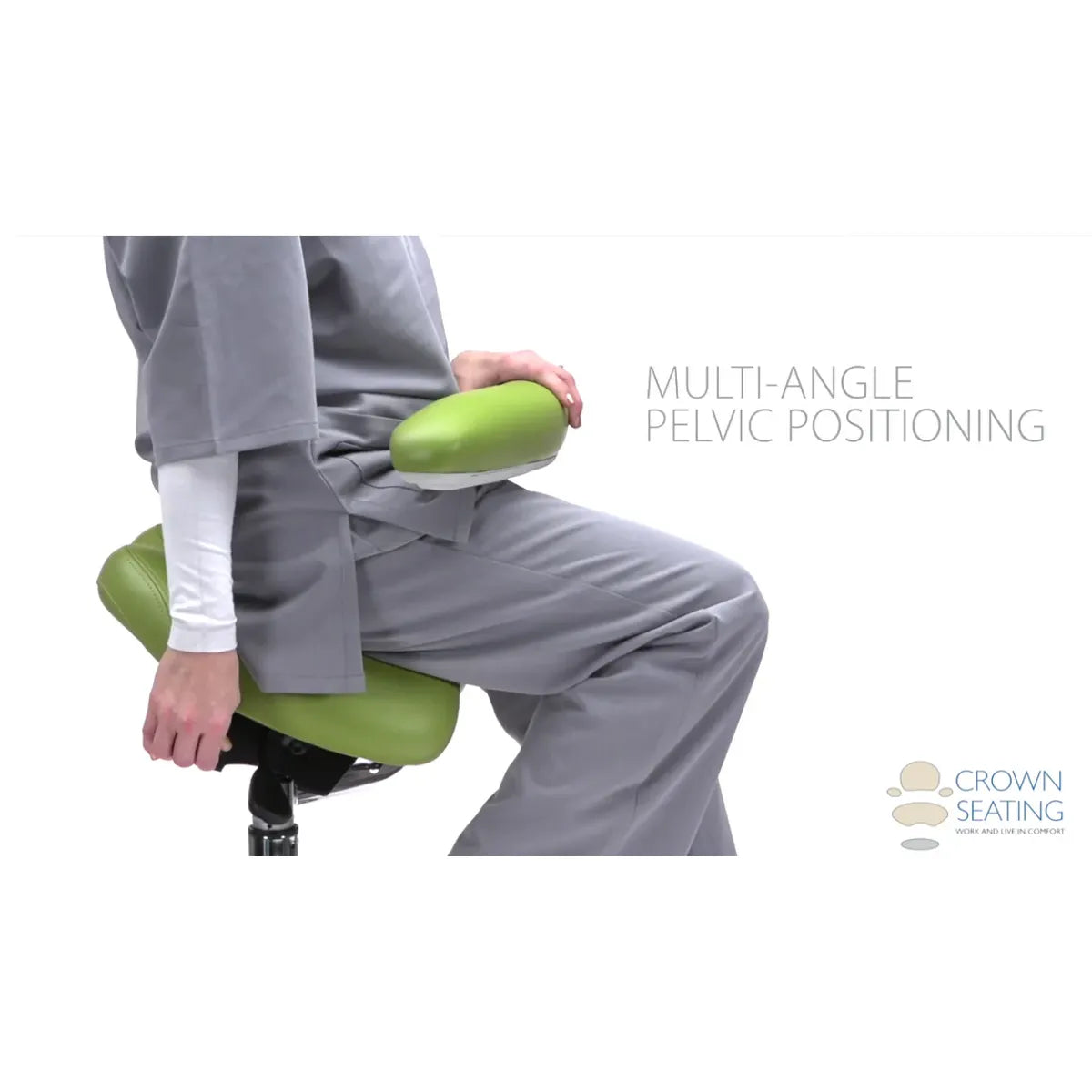 Crown Seating Denver C130A Saddle Assistant Stool, C130A