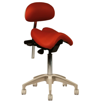 Crown Seating Denver C130DB Saddle Operator Stool with Back, C130DB