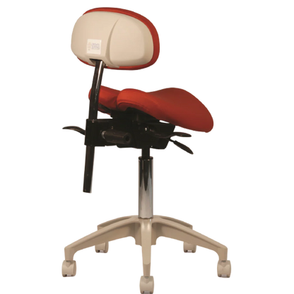 Crown Seating Denver C130DB Saddle Operator Stool with Back, C130DB
