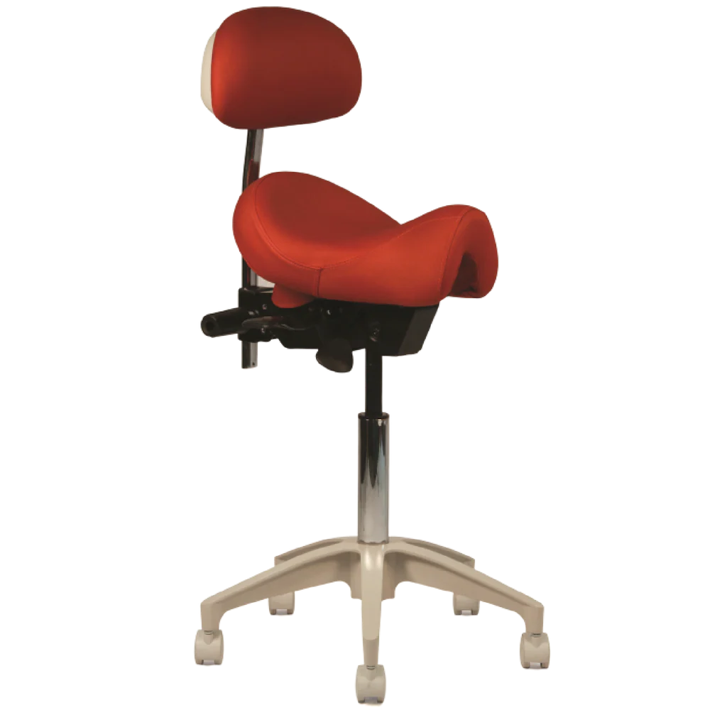 Crown Seating Western C90SBB Saddle Operator with Back, C90SBB