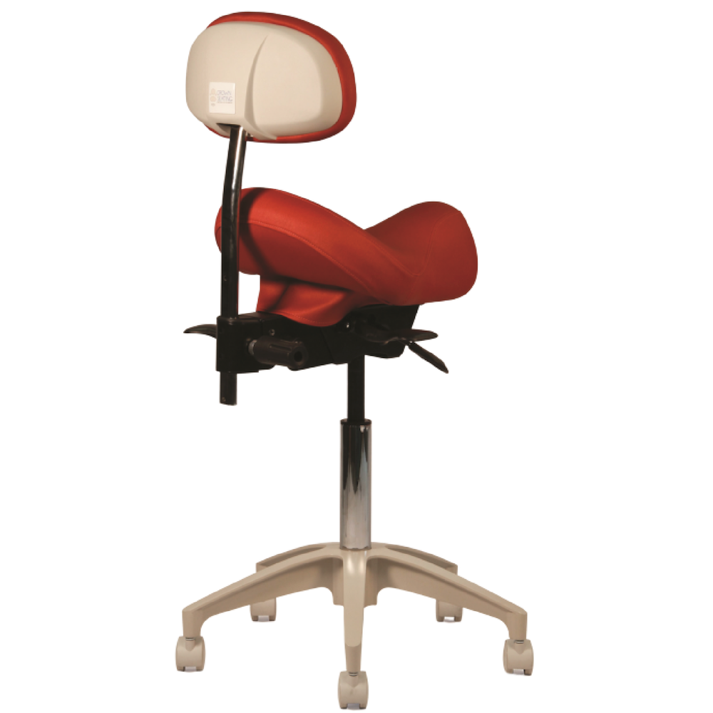 Crown Seating Crown Seating Durango C90SSB English Saddle Stool with Back, C90SSB – C90SSB